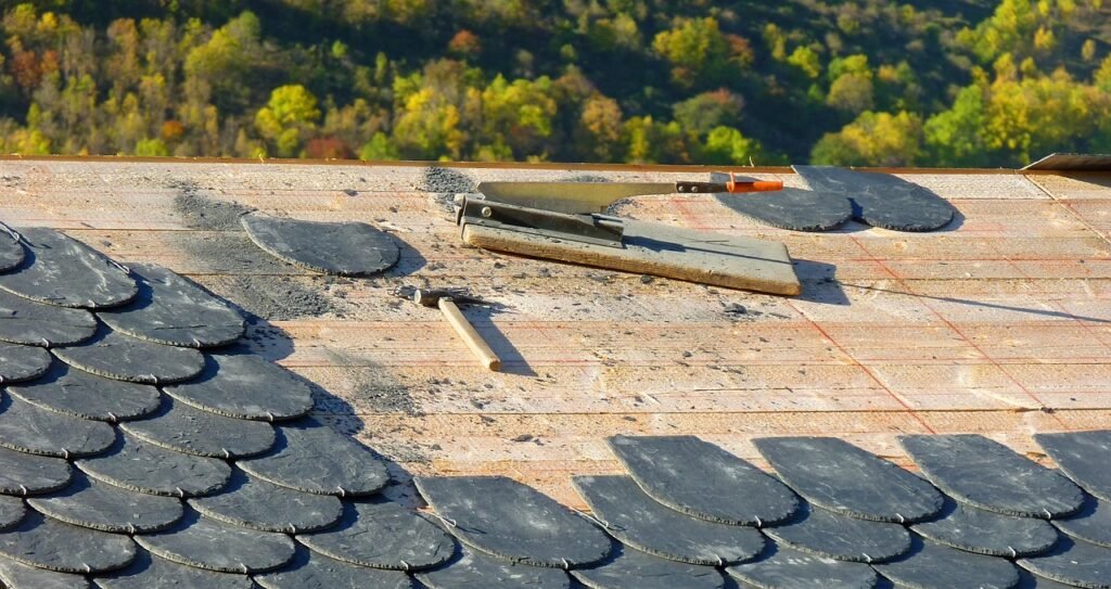 Roof work in Forsyth County, NC