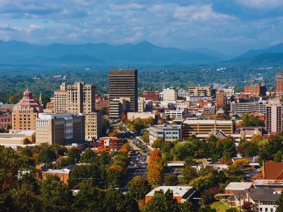 Downtown skyline View, Asheville, NC