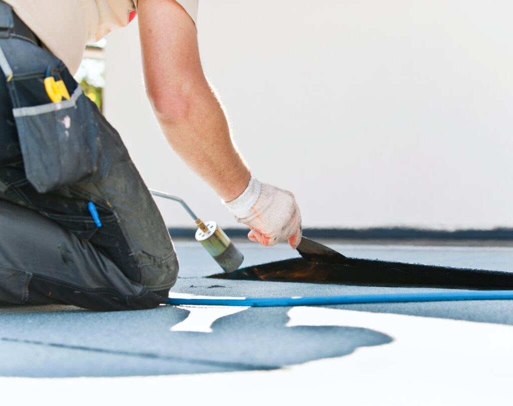 Commercial roofing in Newland, NC, installed on a local business property for lasting protection